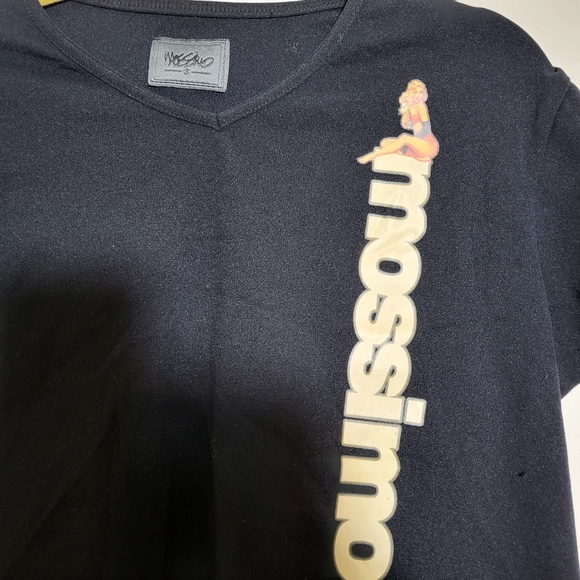 Authentic Vintage MOSSIMO Pin Up Skater 90s crop top Size Small Boxy Oversized - Picture 4 of 9